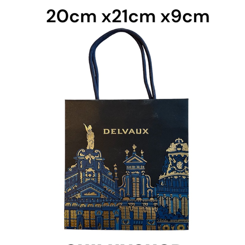 Authentic holiday delvaux shopping bag